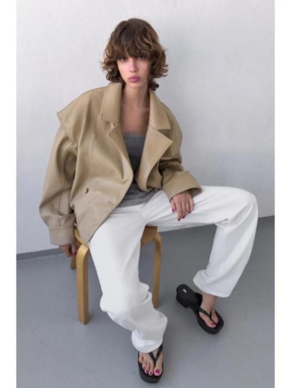 ZARA FAUX LEATHER BOMBER JACKET 4391/853/806